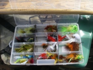 bass candy fly box for Maine