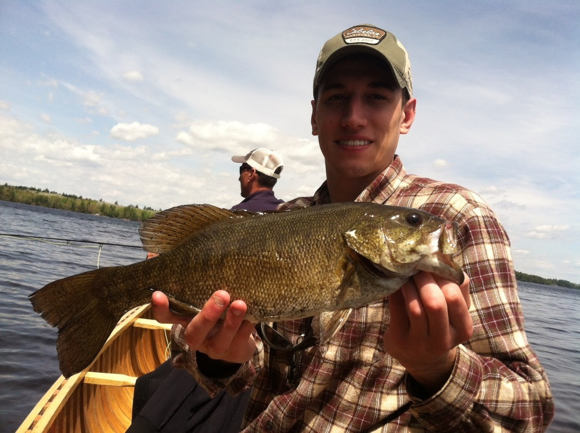 Big Bass fishing in Maine, family fishing