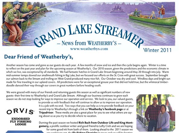 2011 Weatherby's Winter Newsletter 