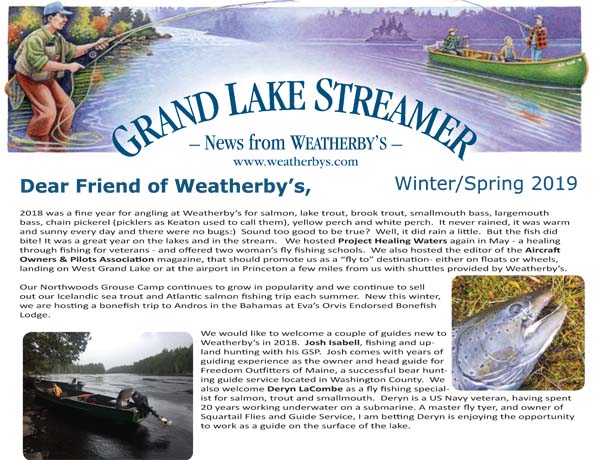 2019 Weatherby's Winter Newsletter 