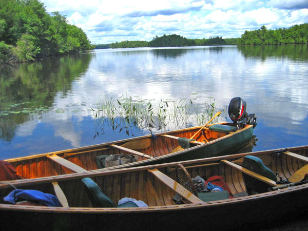 Grand Lake Streamer Canoes in Maine