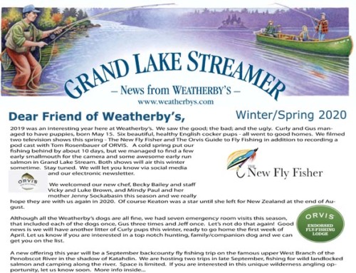 Grand Lake Streamer, Winter 2020